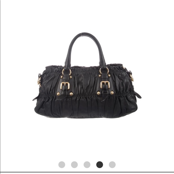 Authentic💖Prada Nappa Gaufre Handle Bag - Picture 7 of 10